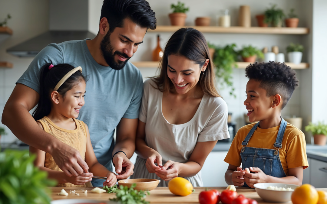 Alimentación sostenible y su enseñanza en el hogar